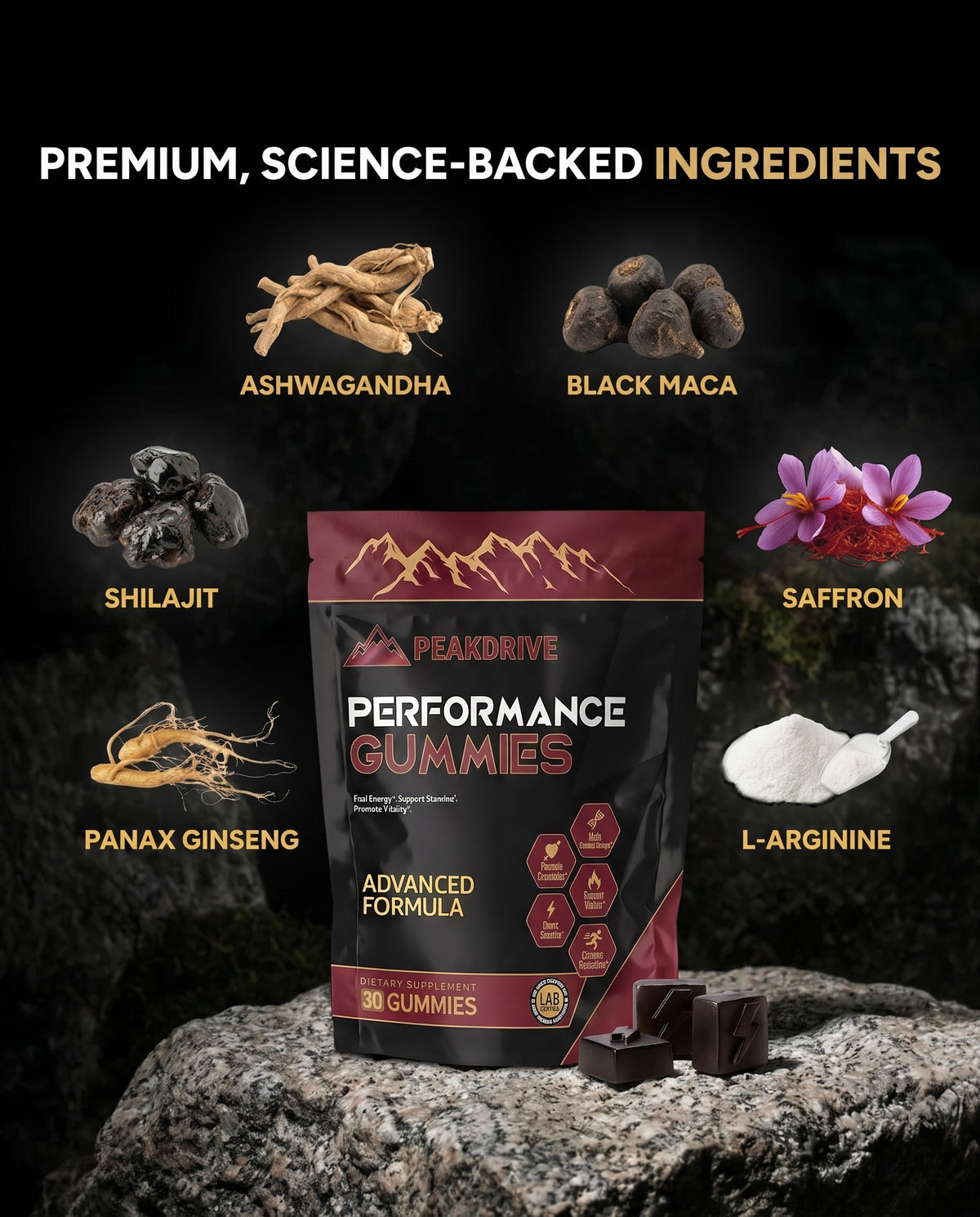 PeakDrive Performance Gummies