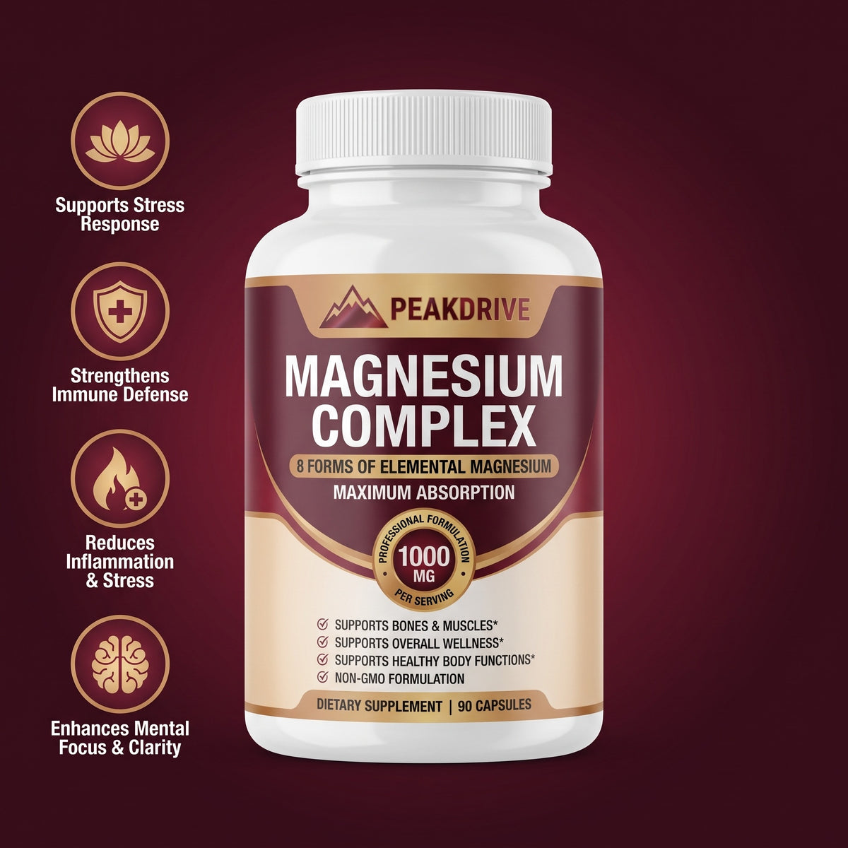 PeakDrive Magnesium Complex Capsules