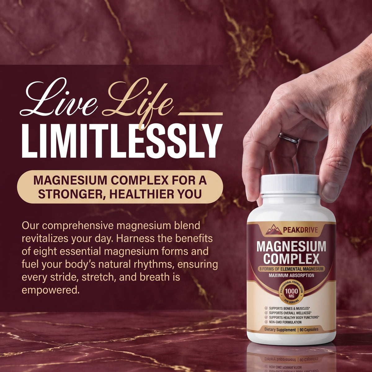 PeakDrive Magnesium Complex Capsules