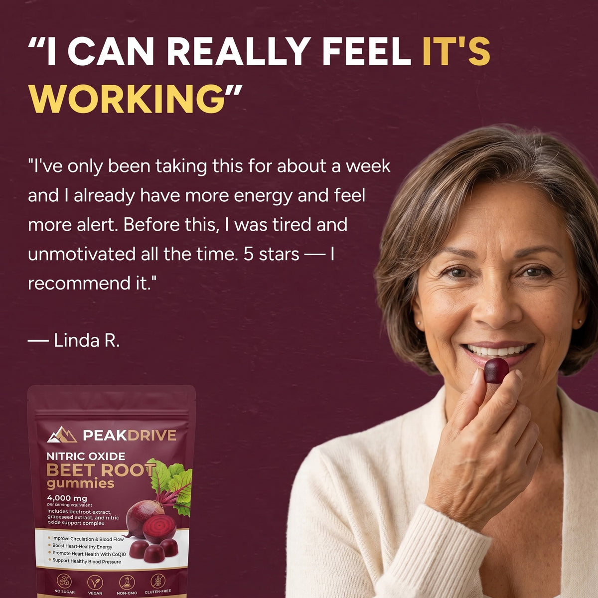 PeakDrive Beet Root Gummies