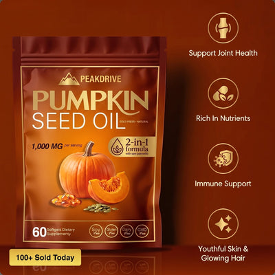 PeakDrive Pumpkin Seed Oil Softgels