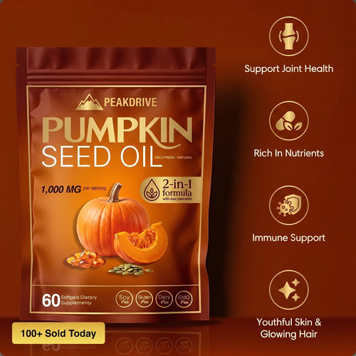 PeakDrive Pumpkin Seed Oil Softgels